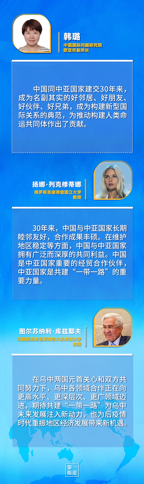 第一報(bào)道 | 建交三十年，習(xí)主席這樣評(píng)價(jià)與中亞五國(guó)關(guān)系