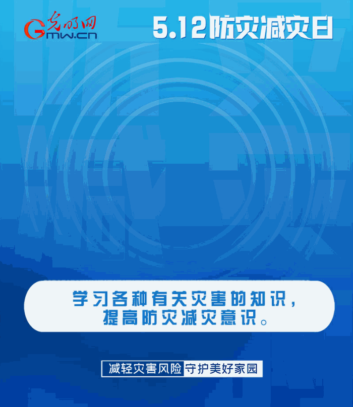 【動(dòng)態(tài)海報(bào)】減輕災(zāi)害風(fēng)險(xiǎn)，從這10個(gè)字開始
