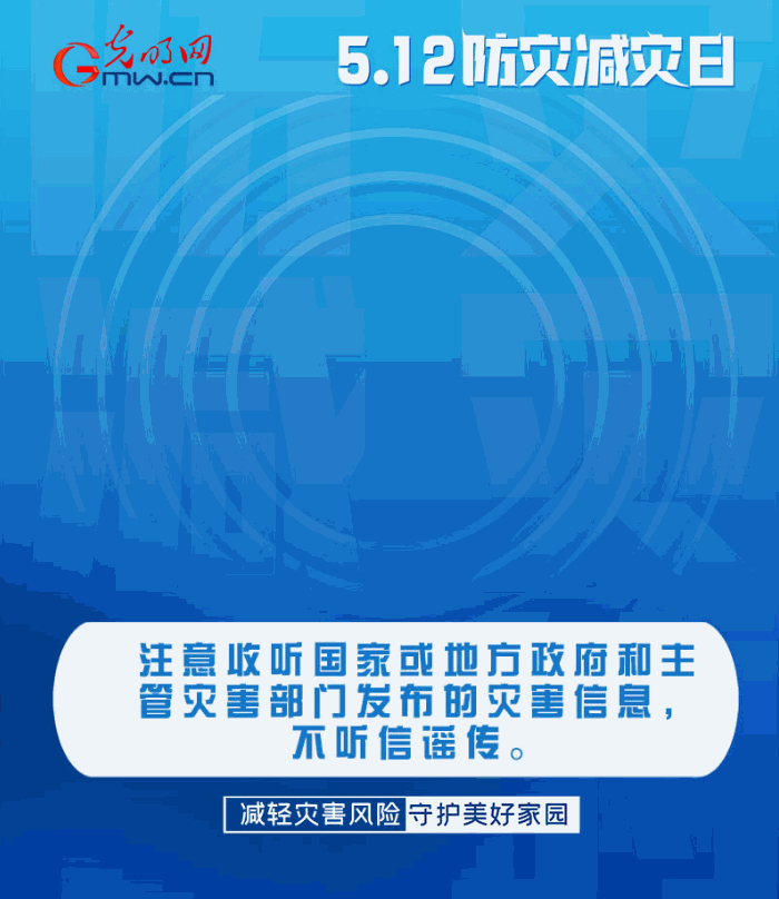 【動(dòng)態(tài)海報(bào)】減輕災(zāi)害風(fēng)險(xiǎn)，從這10個(gè)字開始