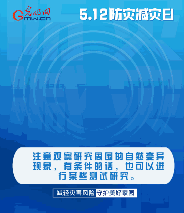 【動(dòng)態(tài)海報(bào)】減輕災(zāi)害風(fēng)險(xiǎn)，從這10個(gè)字開始