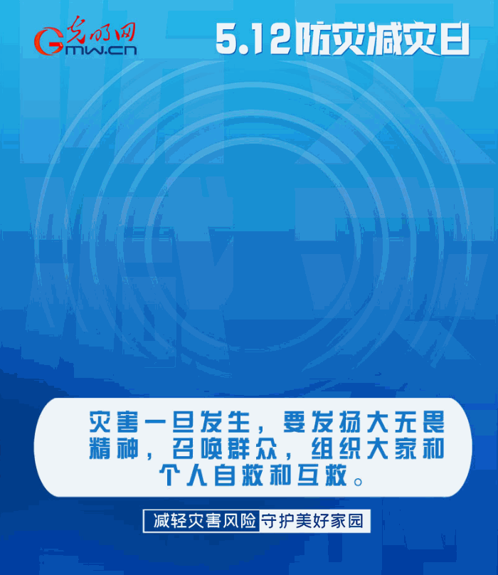 【動(dòng)態(tài)海報(bào)】減輕災(zāi)害風(fēng)險(xiǎn)，從這10個(gè)字開始