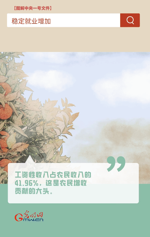 【圖解中央一號文件】“動”漫海報丨今年如何讓農(nóng)民的“錢袋子”鼓起來？