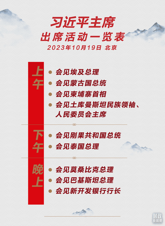 時(shí)政新聞眼丨高峰論壇圓滿成功，習(xí)近平密集會見傳遞清晰信號