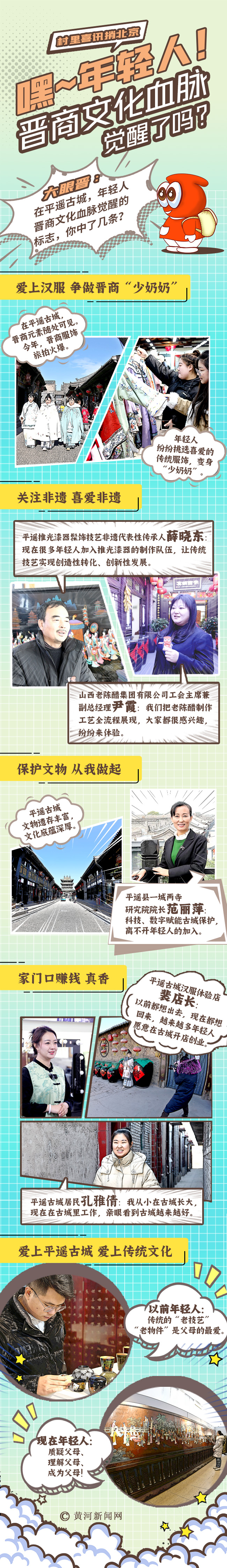 村里喜訊捎北京 | 創(chuàng)意漫畫(huà)：嘿，年輕人！晉商文化血脈覺(jué)醒了嗎？