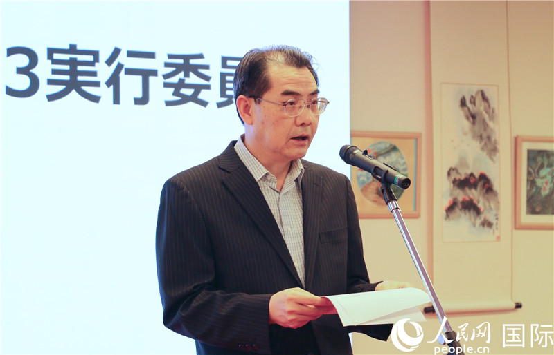 中國駐日本大使吳江浩致辭。人民網(wǎng) 許可攝