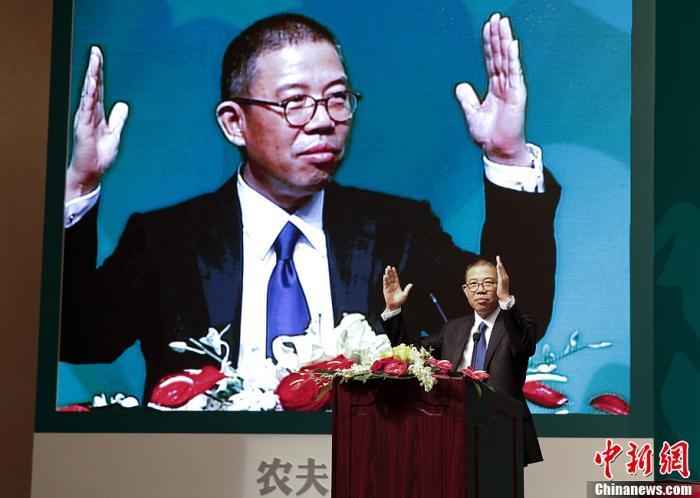 資料圖：農(nóng)夫山泉創(chuàng)始人鐘睒睒。 <a target='_blank' href='/'><p  align=