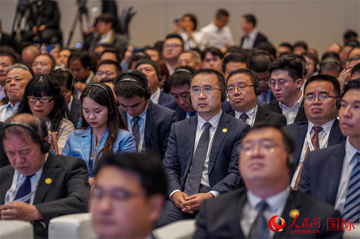2023中國（浙江）—泰國合作交流會現(xiàn)場。普拉維攝