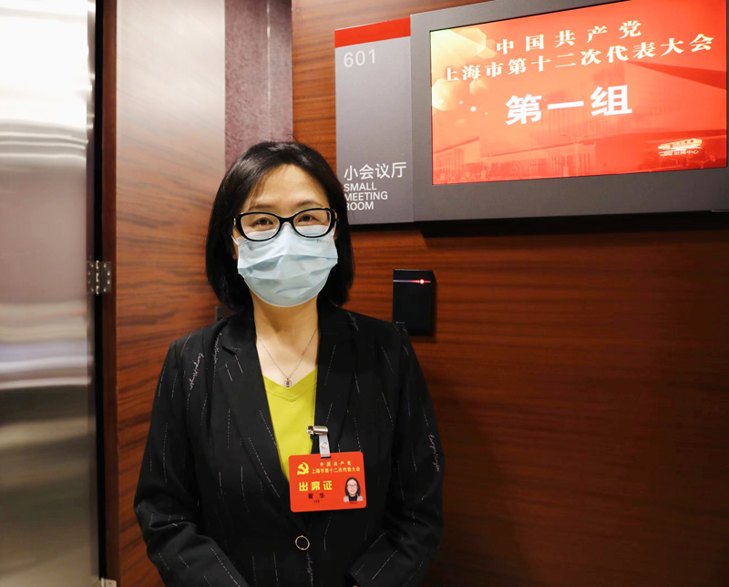 黨代表翟華。人民網(wǎng) 王文娟攝