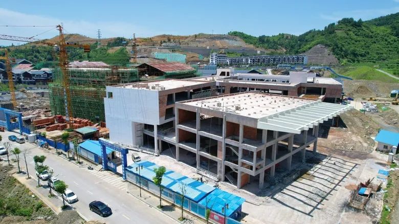正在建設(shè)中的土家織錦文化創(chuàng)意園 全?，摂z