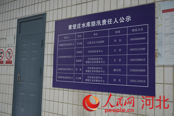 防汛責(zé)任人公示牌。人民網(wǎng)祝龍超攝