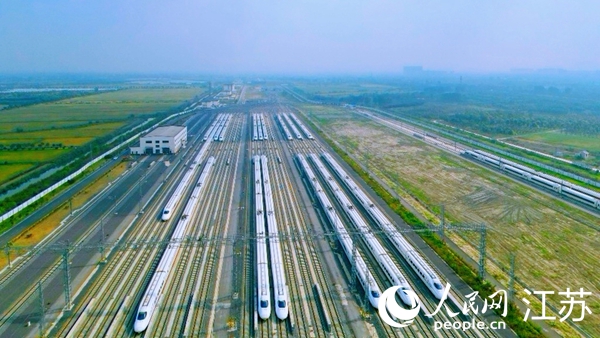 南京動車段南通動車所。人民網(wǎng)記者 王繼亮攝