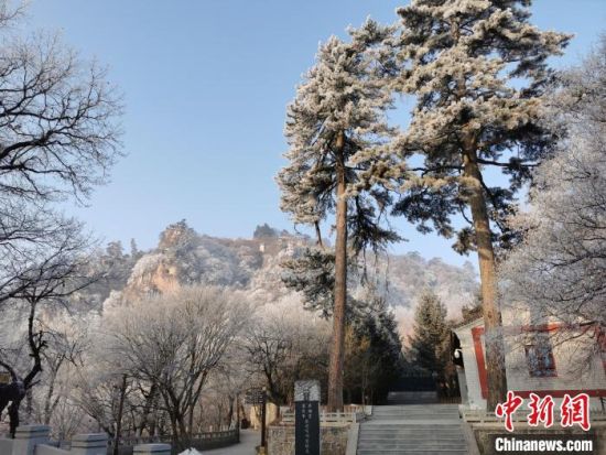 圖為崆峒山冬日美景。(資料圖) 徐振華 攝