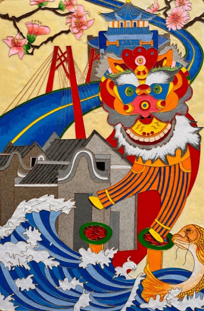 中小學(xué)生創(chuàng)新創(chuàng)意設(shè)計(jì)成果首次登上文博會。參展觀眾供圖