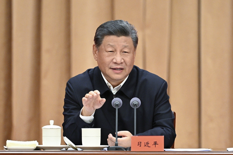 2024年10月29日，習(xí)近平在省部級(jí)主要領(lǐng)導(dǎo)干部學(xué)習(xí)貫徹黨的二十屆三中全會(huì)精神專題研討班開班式上發(fā)表重要講話。