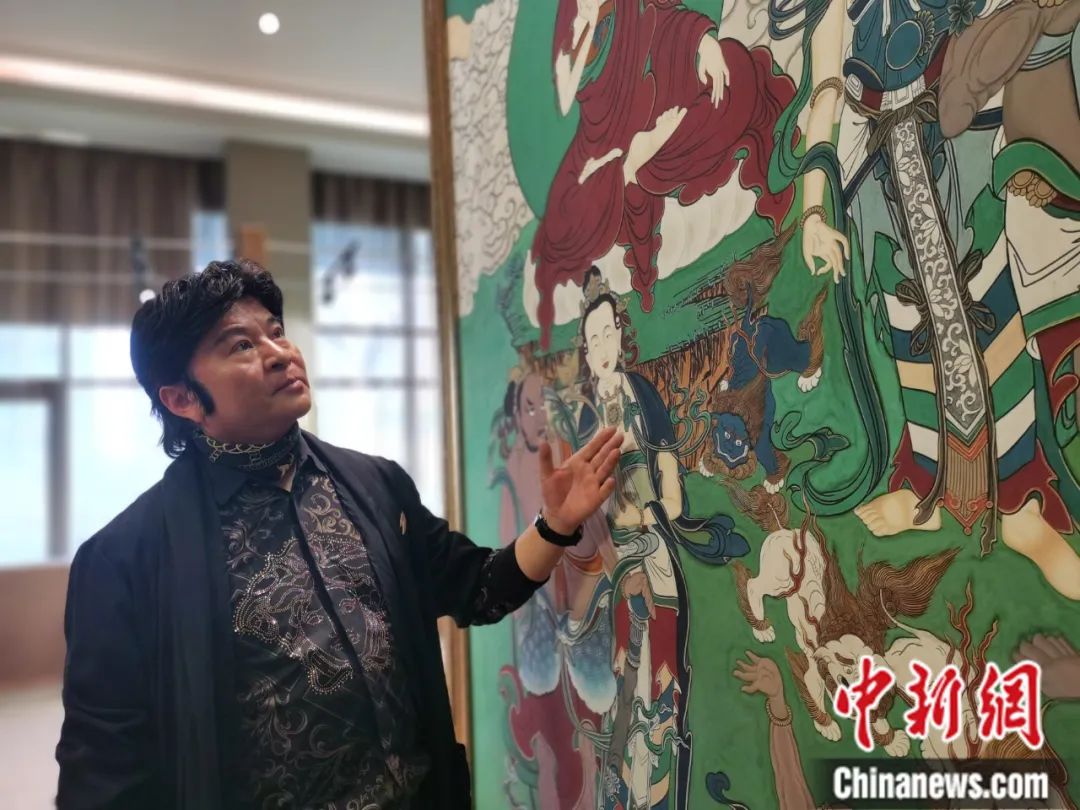 國(guó)家一級(jí)美術(shù)師劉觖。張?zhí)砀?攝