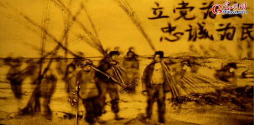 【沙畫】風(fēng)好正揚(yáng)帆，起航新時(shí)代