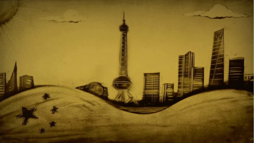 【沙畫(huà)】改革開(kāi)放，讓夢(mèng)想觸手可及